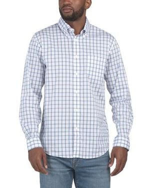Marshalls Performance Button Down Shirt For - Blue
