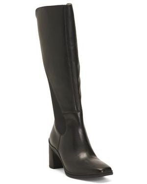 Marshalls Wide Leather Axel 2 Tall Boots For - Black