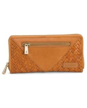 Marshalls Leather Longview Zip Around Wallet For - Brown