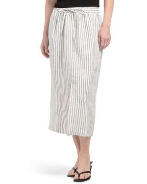 Marshalls Linen Maisie Skirt For - White
