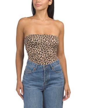 Marshalls Print Tube Bodysuit For - Blue