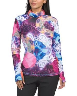 Marshalls Bonnie Base Layer Funnel Neck Top For - Purple