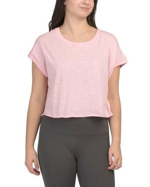 Marshalls Cross Back Top - Pink