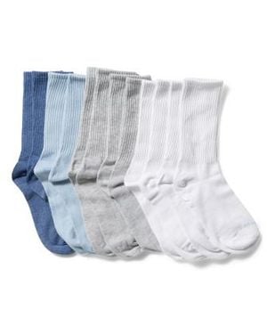 Marshalls 6Pk Athletic Crew Socks For - Blue