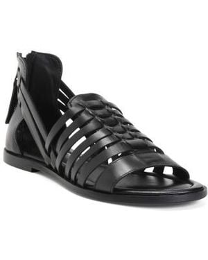 Marshalls Leather Keira Strappy Sandals For - Black