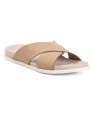 Marshalls Nubuck Leather Castro Strap Sandals For - White