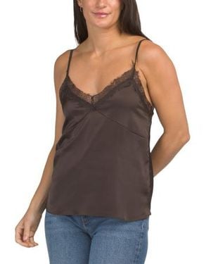 Marshalls Lace Trim Camisole For - Gray