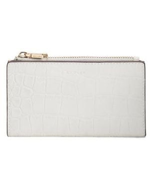 Marshalls Leather Street Crocodile Embossed Medium Zip Top Coin Purse For - Multicolor