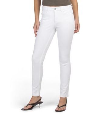 Marshalls Denim Five Pocket Mid Rise Skinny Jeans For - White