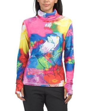 Marshalls Bonnie Base Layer Funnel Neck Top For - Red