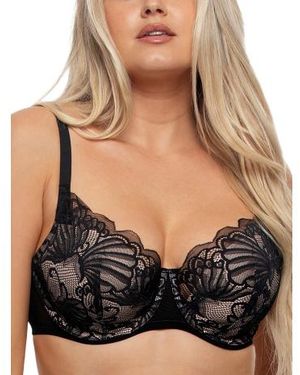 Marshalls Full Figure Tempting Lace Bra For - Black