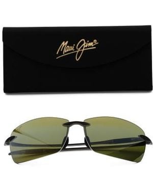 Marshalls 65Mm Lighthouse Polarized Rimless Sunglasses - Green