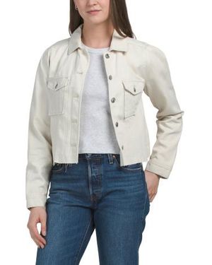 Marshalls Long Sleeve Denim Jacket For - Gray