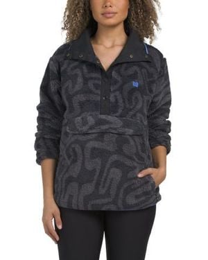 Marshalls Switchback Pull Over Fleece Jacket For - Black