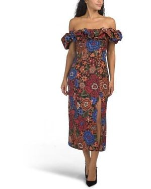 Marshalls Off The Shoulder Maxi Dress For - Red