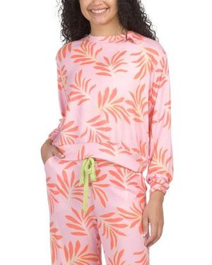 Marshalls Long Sleeve Electric Summer Top For - Pink