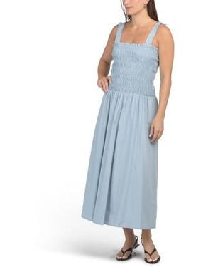 Marshalls Smocked Bodice Maxi Dress For - Blue