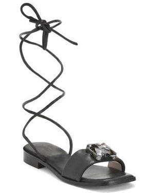Marshalls Leather Power To The People Sandals For - Metallic