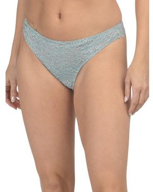 Marshalls Luxury Moments Lace Thong - Blue