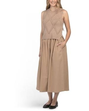 Marshalls Twofer Sweater Dress For - Natural