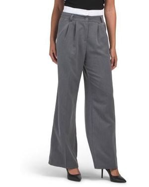 Marshalls Contrast Waistband Pants For - Gray