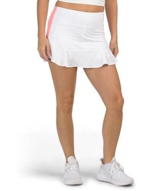 Marshalls Upf 50 Petal Hem Skirt For - White