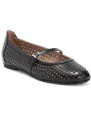 Marshalls Leather Wide Aria Perf Casual Shoes For - Brown