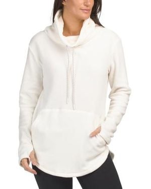 Marshalls Lume Cowl Neck Tunic Style Sweatshirt For - White