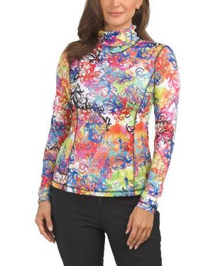 Marshalls Base Layer Turtleneck Top For - Red