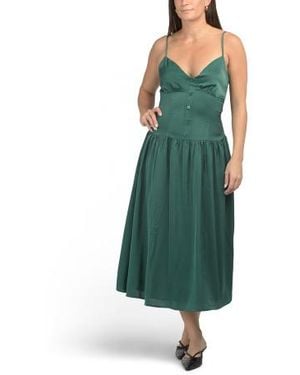 Marshalls Drop Waist Maxi Dress For - Green