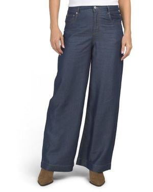 Marshalls Tencel Wide Leg Pants For - Blue
