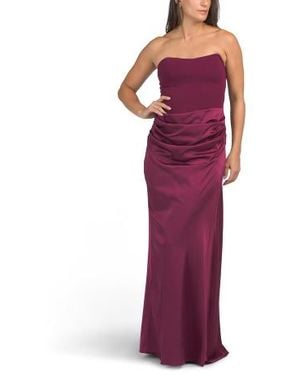 Marshalls Strapless Corset Top Gown For - Purple