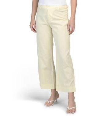 Marshalls Linen Blend Geraldine Straight Leg Pants For - Natural
