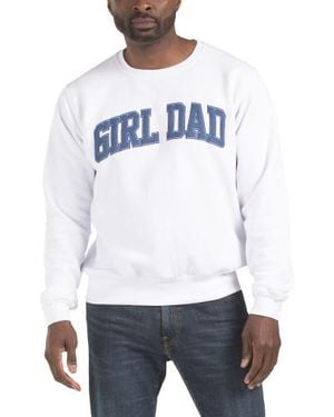 Marshalls Girl Dad Sweatshirt - White