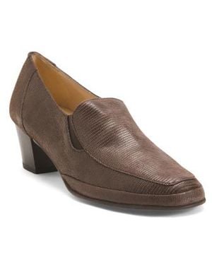 Marshalls Leather Lucky Heels For - Brown