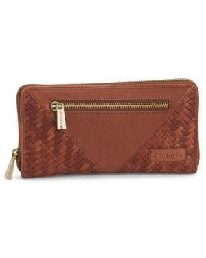 Marshalls Leather Longview Zip Around Wallet For - Brown