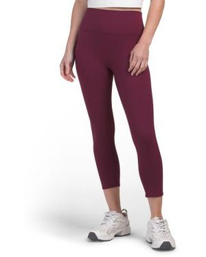 Marshalls Shaping Interlock Capri Leggings For - Red