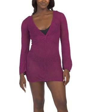 Marshalls Palisades Swim Cover-Up For - Purple