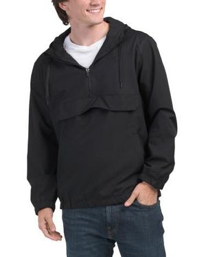 Marshalls Long Sleeve Quarter Zip Anorak Jacket For - Black
