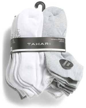Marshalls 15Pk Half Cushioned Quarter Socks For - White