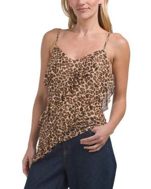 Marshalls Dot Power Mesh Empire Top For - Blue