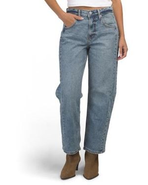 Marshalls Barrel Leg Jeans For - Blue