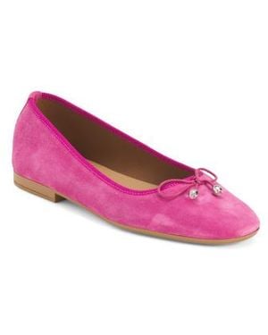 Marshalls Suede Biana Ballerina Flats For - Pink