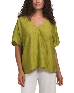 Marshalls Terra Foil Crinkle Caftan Shirt For - Green