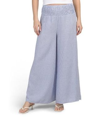 Marshalls Smocked Waist Pants For - Blue
