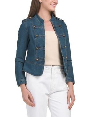 Marshalls Field Jacket With Button Detailing For - Blue