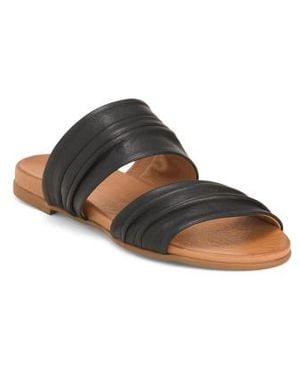 Marshalls Leather Tevin Sandals For - Brown