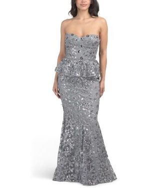 Marshalls Scarlett Gown For - Gray