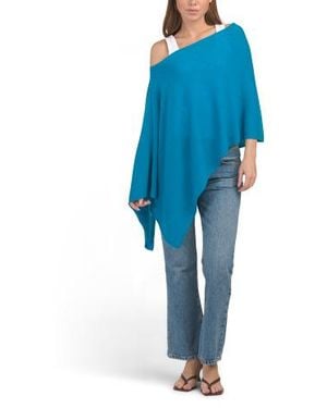 Marshalls Cashmere Dress Topper For - Blue