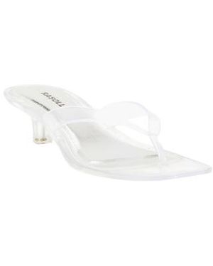 Marshalls Cordelia Jelly Heeled Sandals For - White